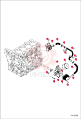 COOLER, OIL FILTER ASSY 7256776