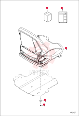 KIT, SEAT OPERATOR SUSPENSION AIR 7183366
