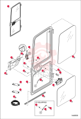 DOOR, CAB ASSY 7157151 (2)