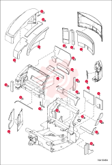 INSULATION, DOOR REAR 7159174 (2)