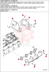 GASKET, EXHAUST 7249511 (2)