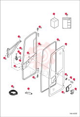 KIT DOOR CAB 7336205