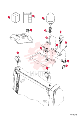 KIT CAB LIGHT REAR READY 7351331
