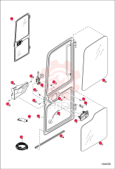 DOOR, CAB ASSY 7188990 (2)