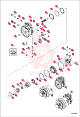 MOTOR, SLEW 7020242 (2)
