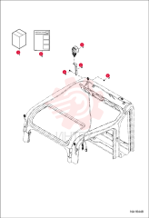 KIT CAB LIGHT LED REAR 7347316