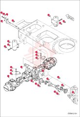 AXLE FRONT 7313640