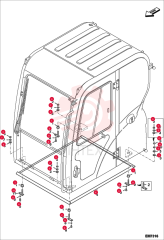 MOUNT CAB RUBBER 7003933