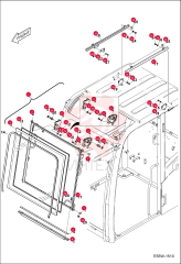 WINDOW, CAB FRONT 7276762