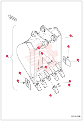 BUCKET, ASSY 7276522