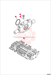 BLOCK ASSY-TRAVEL R 7007009