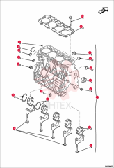 BLOCK CYLINDER ASSY 7007193