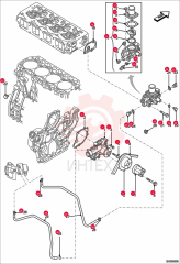 PUMP WATER ASSEMBLY 7007120