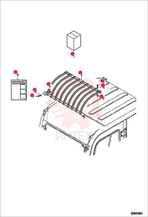 KIT, ROOF GUARD 7020779
