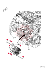 ALTERNATOR, 90 AMP