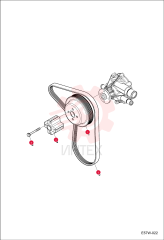 PULLEY, WATER PUMP 7288124