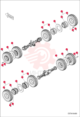 PAD RUBBER SPACER 7003930