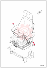 SEAT,OPERATOR 7020681