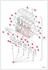 BLOCK, ENGINE 7030089
