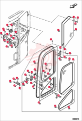 DOOR, CAB ASSY 7028993