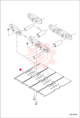 PAD, RUBBER 6987874
