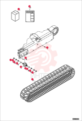 KIT, TRACK RUBBER 7174582