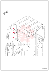 GUARD, SUN VISOR 7028840