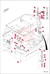MOUNT CAB RUBBER 7006075