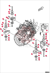 BRACKET ENGINE MOUNT 7006636