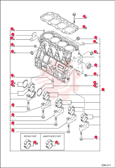 BLOCK CYLINDER ASSY 7007193