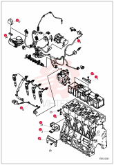 BRACKET, HARNESS 7028759 (1)