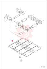PAD, RUBBER 6987875