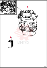 ENGINE, KUBOTA D750-B 6563741REM (1)