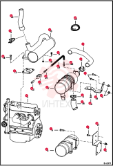 HOSE, AIRCLEANER 6718442