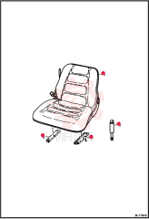 CUSHION, SEAT 3737010