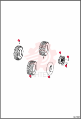 TIRE, STANDARD 23X5.7X12, 4 PLY