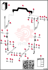 KIT, SEAT BAR 6563500