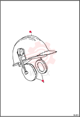 HARD HAT WHITE 6902390