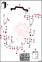 KIT, SEAT BAR 6563500
