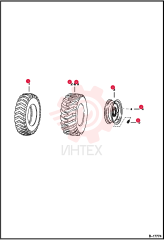 TIRE, HEAVY DUTY 27X8.5X15, 8 PLY 6667890 (1)