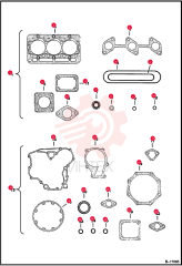 KIT, GASKET UPPER 6680286 (1)