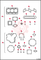 KIT, GASKET UPPER 6680286 (2)