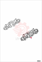 AXLE, FRONT 7014457