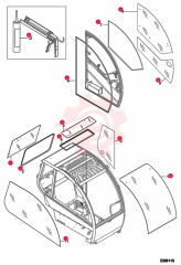 GLASS REAR 7013850