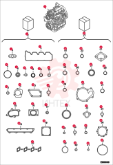 ENGINE, KUBOTA V3300 DI-T-E2CB V417
