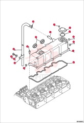 COVER CYLINDER HEAD ASSEMBLY 6689304