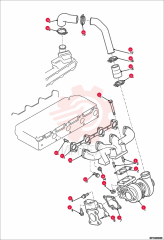 TURBOCHARGER ENGINE 6680892