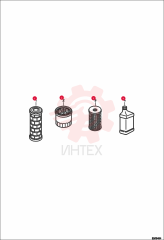 FILTER, OIL HYD 6913059 (3)