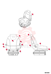 KIT, BACKREST SEAT 7022572