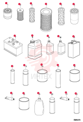 FILTER, OIL ENG 12 6511766 (2)